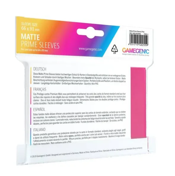 Matte Prime Sleeves Pink