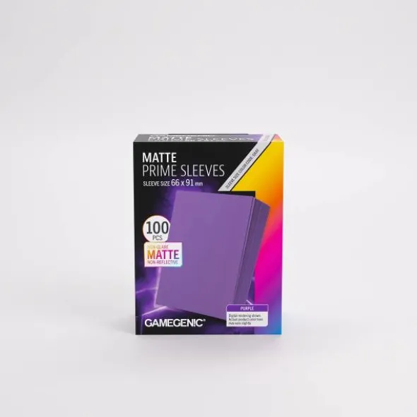 Matte Prime Sleeves Purple 66mm x 91mm
