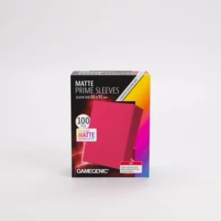Matte Prime Sleeves Red 66mm x 91mm