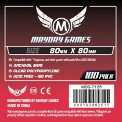 Medium Square Card Sleeves 80mm x 80mm - 7125