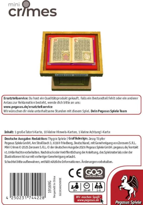 MiniCrimes - Ein wertvolles Buch