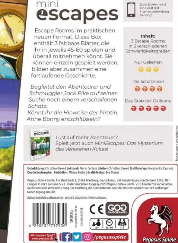 MiniEscapes - Auf den Spuren des Schatzes von Anne Bonny