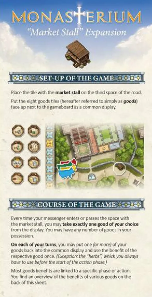Monasterium: Market Stall (Mini-Exp.) (engl.)