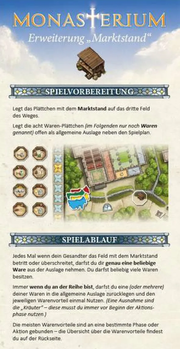Monasterium: Marktstand (Mini-Erw.)