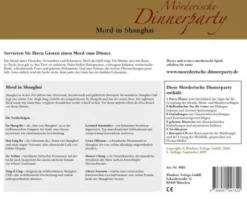 Mörderische Dinnerparty: Mord in Shanghai