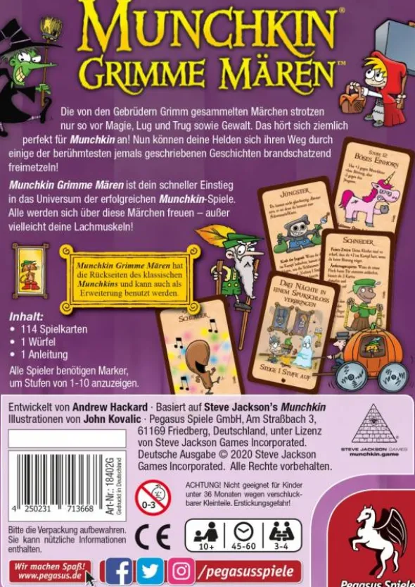 Munchkin: Grimme Mären (Erw.)