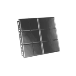 24-Pocket Sideloading Pages 10pcs pack Black