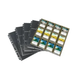24-Pocket Sideloading Pages 10pcs pack Black