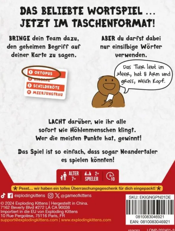 Poesie für Neandertaler: Grab & Game
