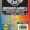 Premium Card Sleeves "Formula 90" (50pcs) 55mm x 80mm - 7137