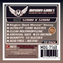 Premium Kingdom Death Monster Sleeves (50pcs) 52mm x 52mm - 7160