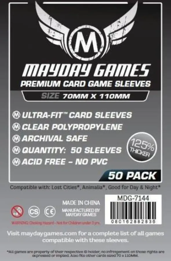 Premium Magnum Silver Sleeve Lost City (50pcs) 70mm x 110mm - 7144