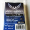 Premium Mini Euro Card Sleeves (50) 45mm x 68mm (blau) - 7080