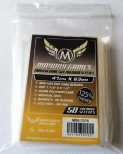 Premium Mini USA Sleeves (50) 41mm x 63mm (gelb) - 7075