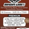 Premium Terraforming Mars: DiceGame Compatible Sleeves (55mm x 77mm) - 7154