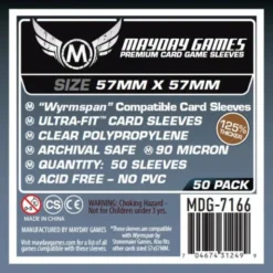 Premium Wyrmspan Compatible Card Sleeves (50pcs) 57mm x 57mm - 7166