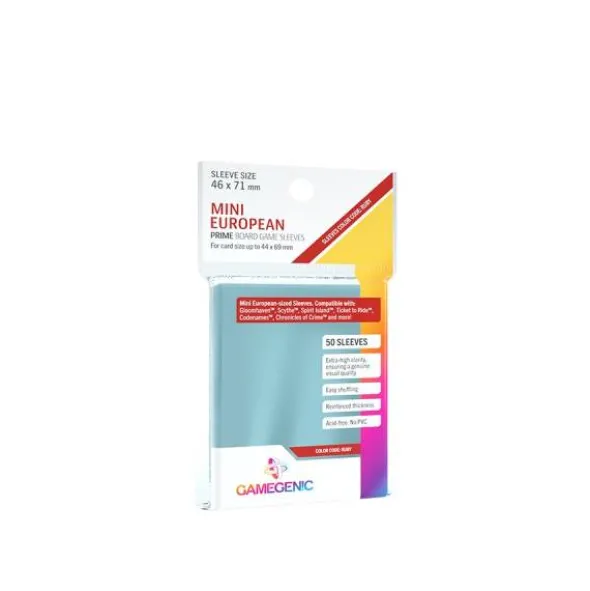 PRIME Mini European-Sized Sleeves Clear