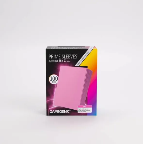 Prime Sleeves Pink 66mm x 91mm