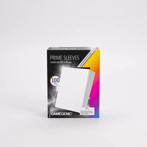 Prime Sleeves White 66mm x 91mm