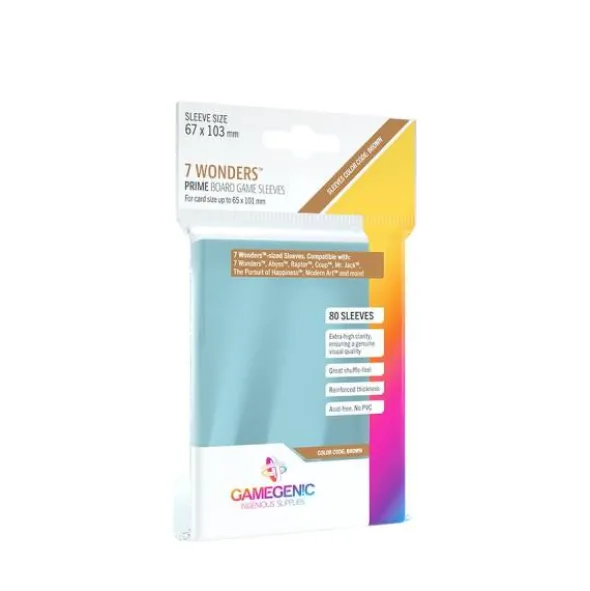PRIME 7 Wonders Sleeves Clear