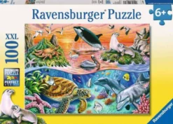 Puzzle: Bunter Ozean (100 XXL Teile )