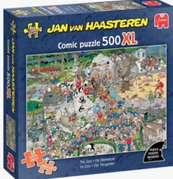 Puzzle: Der Tiergarten (Jan van Haasteren) (500 XL Teile)