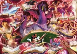 Puzzle: Disney Lorcana - Glimmers of the Realm: Ruby (1000 Teile)