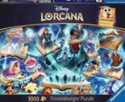 Puzzle: Disney Lorcana - Glimmers of the Realm: Sapphire (1000 Teile)