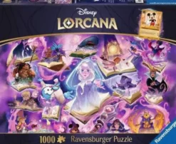 Puzzle: Disney Lorcana - Glimmers of the Realm: Amethyst (1000 Teile)