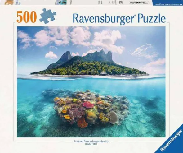 Puzzle: Insel und Korallenwelt (500 Teile)