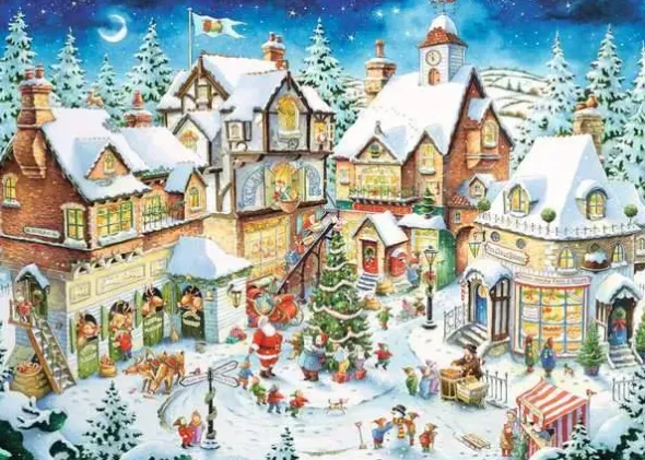 Puzzle: Weihnachtsdorf (1000 Teile)