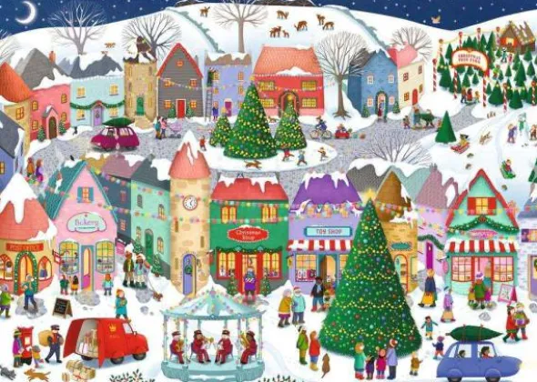 Puzzle: Zauberhafte Weihnachtsstadt (1000 Teile)
