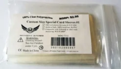 Roman Card Sized Tribune Sleeves (100) 49mm x 93mm - 7112