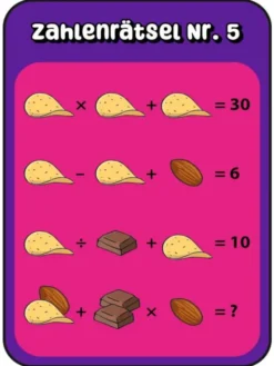 Rätsel Snacks: Zahlen suchen