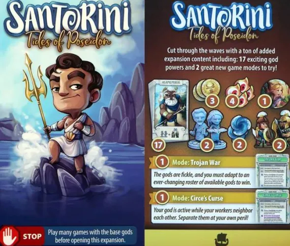 Santorini 2nd. Edition Tides of Poseidon (Exp.) (engl.)