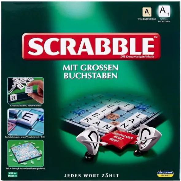 Scrabble - mit grossen Buchstaben