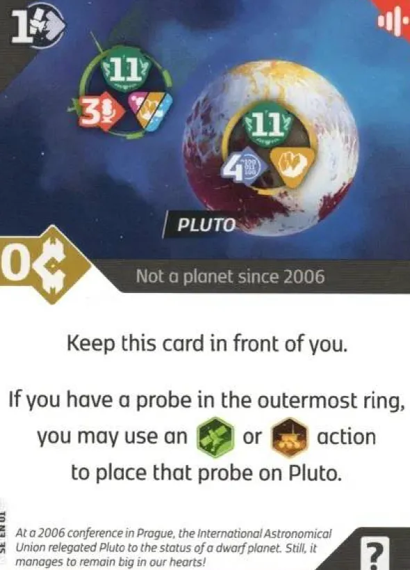 SETI Pluto Promo Card (Exp.) (engl.)