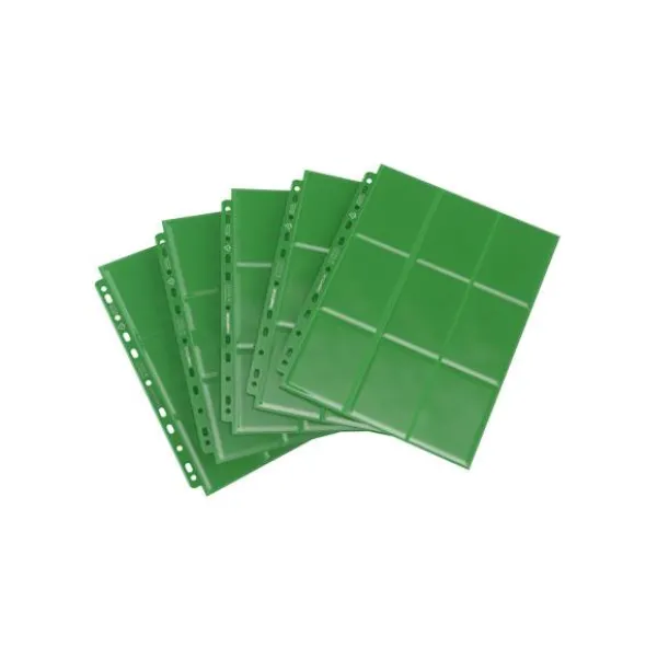 Sideloading 18-Pocket Pages 10pcs pack Green