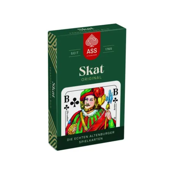 Skat, französisches Bild, in Faltschachtel
