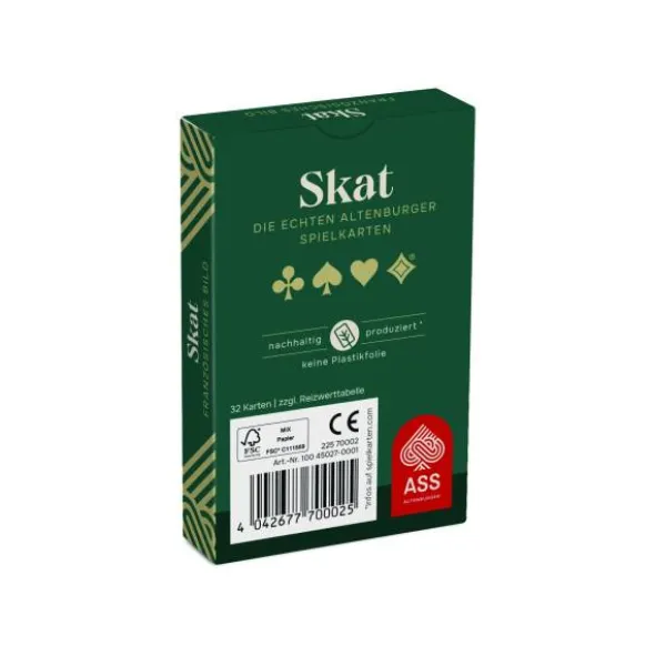 Skat, französisches Bild, in Faltschachtel