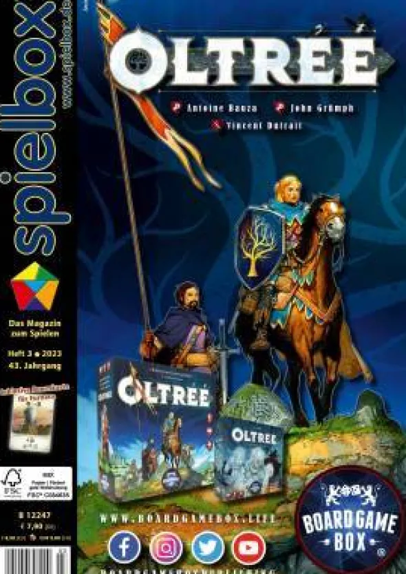 spielbox 2023 Heft 3 (inkl. Bonuskarte für Furnace)