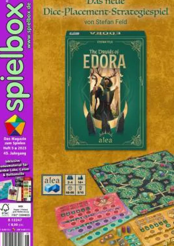 spielbox 2025 Heft 5 (inkl. Erw. für Garden Lake, Catan und Die glorreichen Gilden von Buttonville)