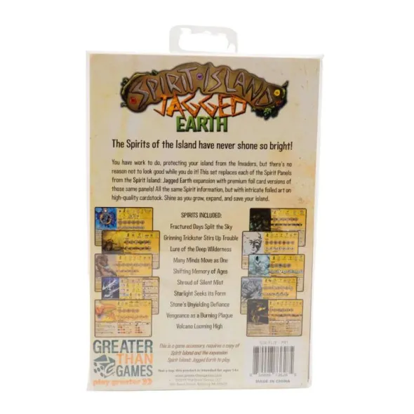 Spirit Island Jagged Earth Foil Panels (Erw.)
