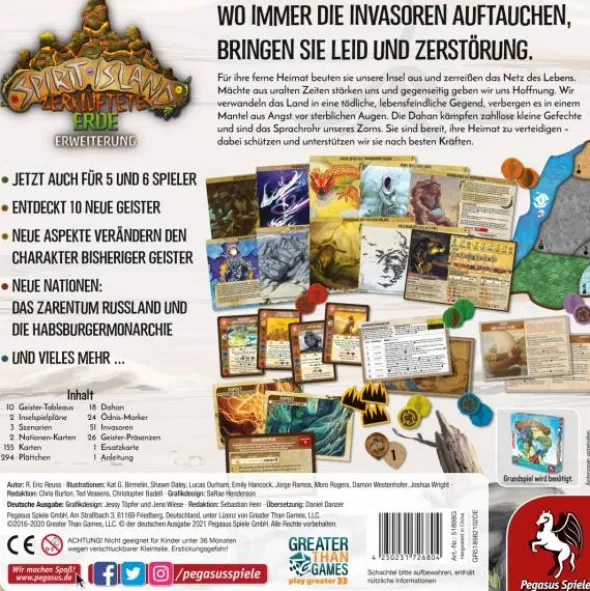 Spirit Island: Zerklüftete Erde (Erw.)