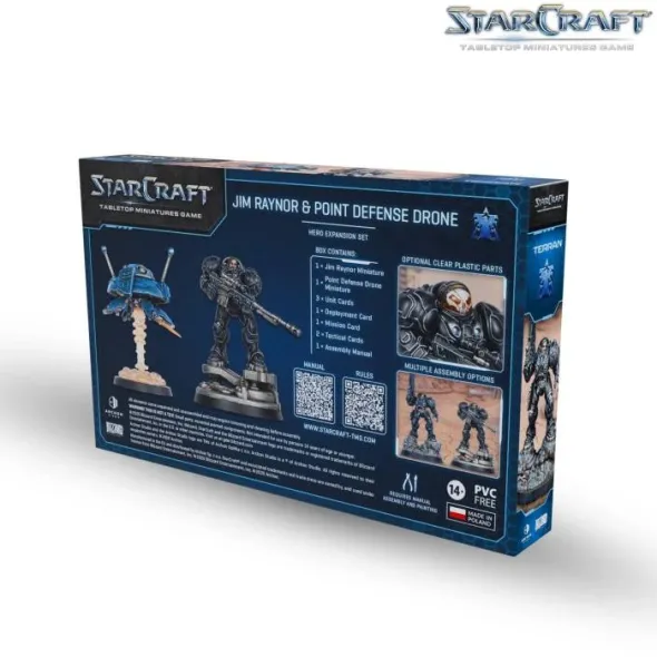 Starcraft: Jim Raynor & Point Defense Drone - Terran - Hero (Exp.) (engl.)