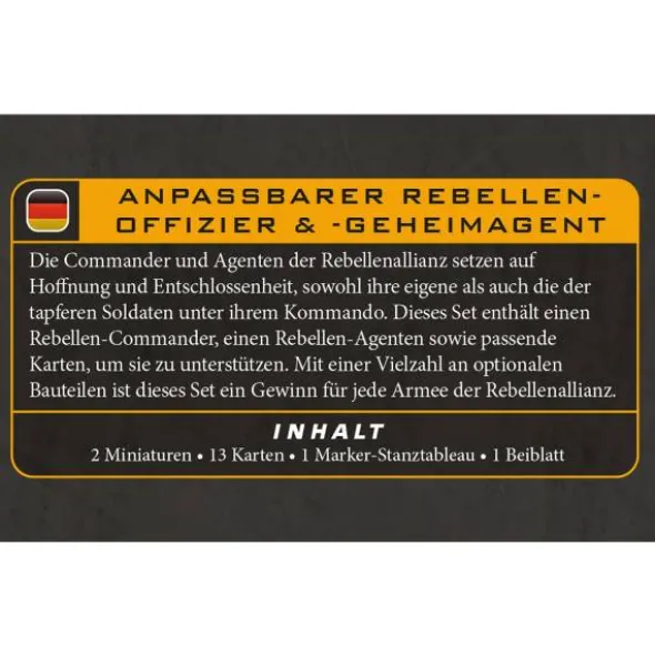 Star Wars: Legion - Customizable Rebel Officer & Agent (Erw.) (international)
