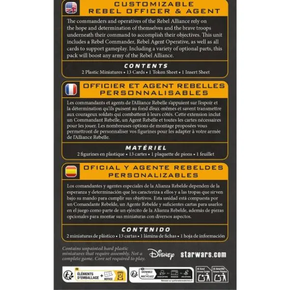 Star Wars: Legion - Customizable Rebel Officer & Agent (Erw.) (international)