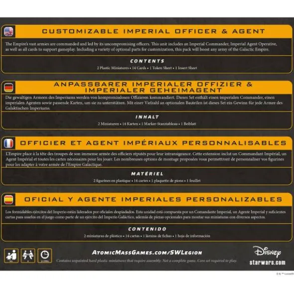Star Wars: Legion - Customizable Imperial Officer & Agent (Erw.) (international)