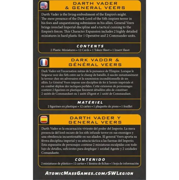 Star Wars: Legion - Darth Vader & General Veers (Erw.) (international)