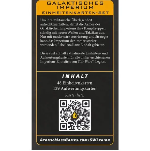 Star Wars: Legion - Galaktisches Imperium Einheitenkarten-Set (Erw.)